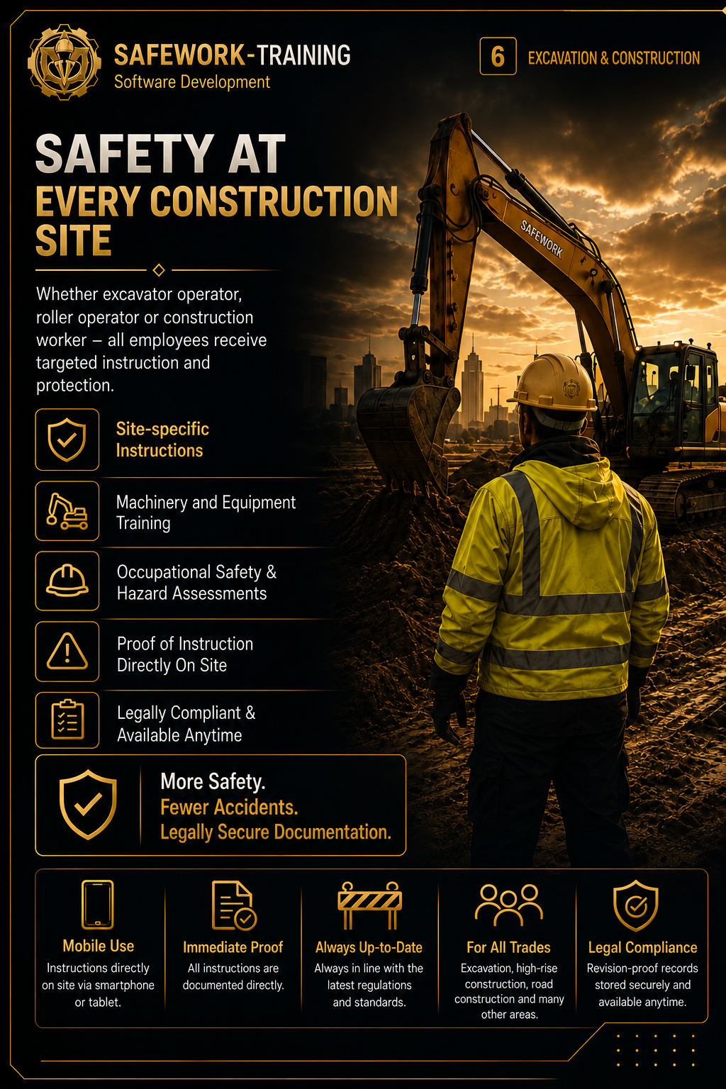 SAFEWORK Training – Construction site safety
