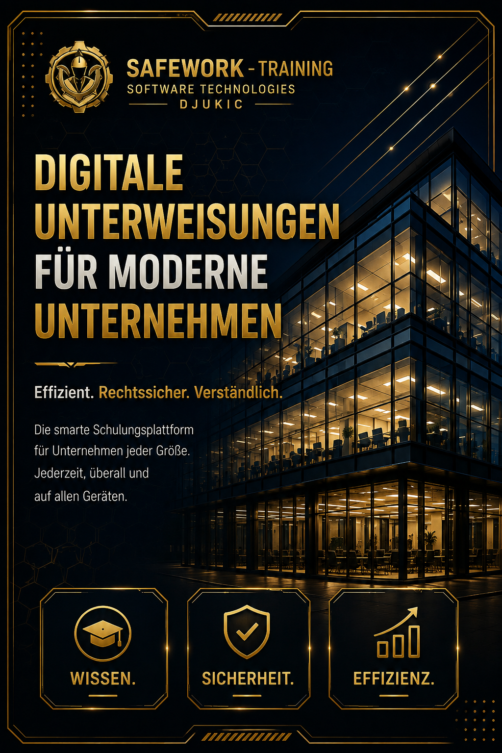 SAFEWORK Training – Digitale Unterweisungen