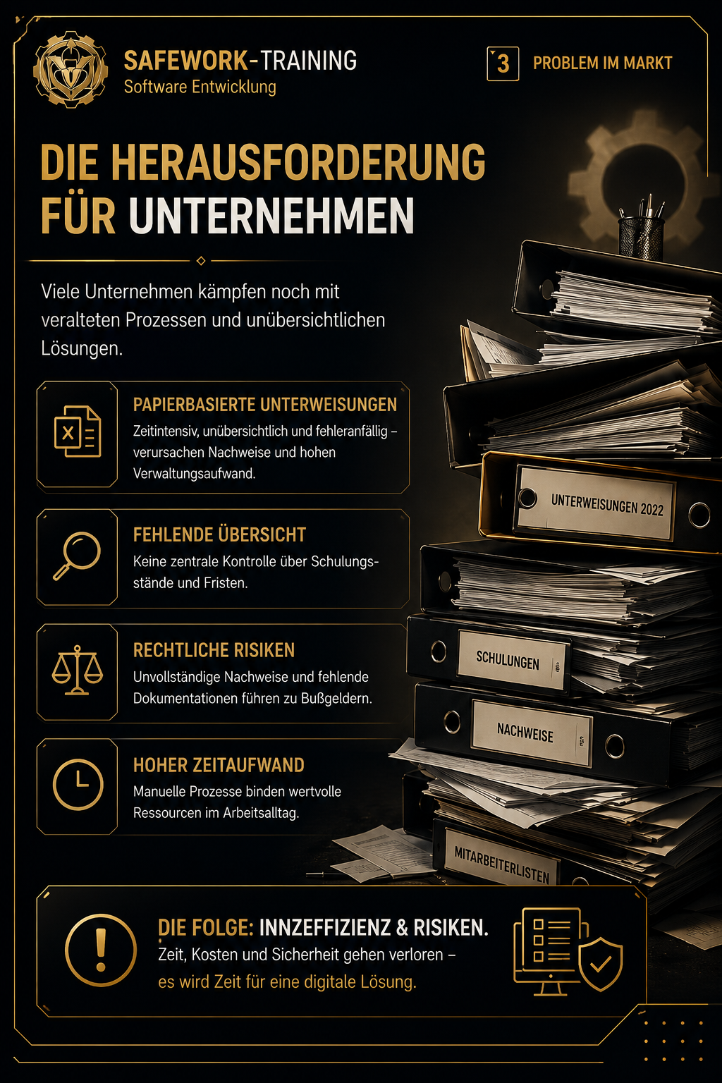 SAFEWORK Training – Herausforderungen für Unternehmen